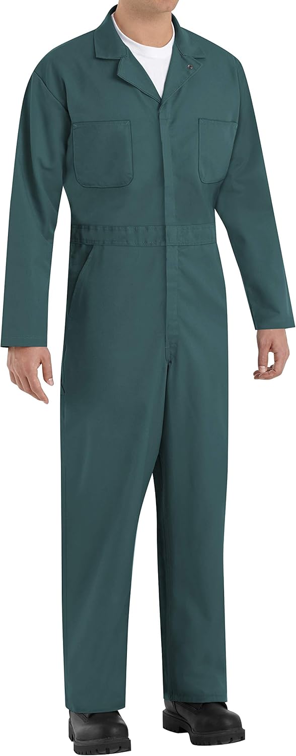 Red Kap Men's Twill Action Back Coverall for Ultimate Comfort