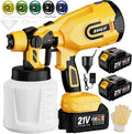 Cordless Paint Sprayer Gun with Battery - Long Life, 3 Patterns