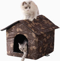 Outdoor Cat House for Outdoor and Indoor Use - Waterproof Foldable
