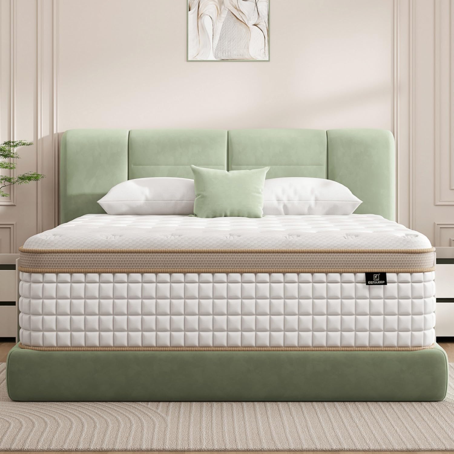 Queen Size Mattress with Gel Memory Foam for Back Pain Relief