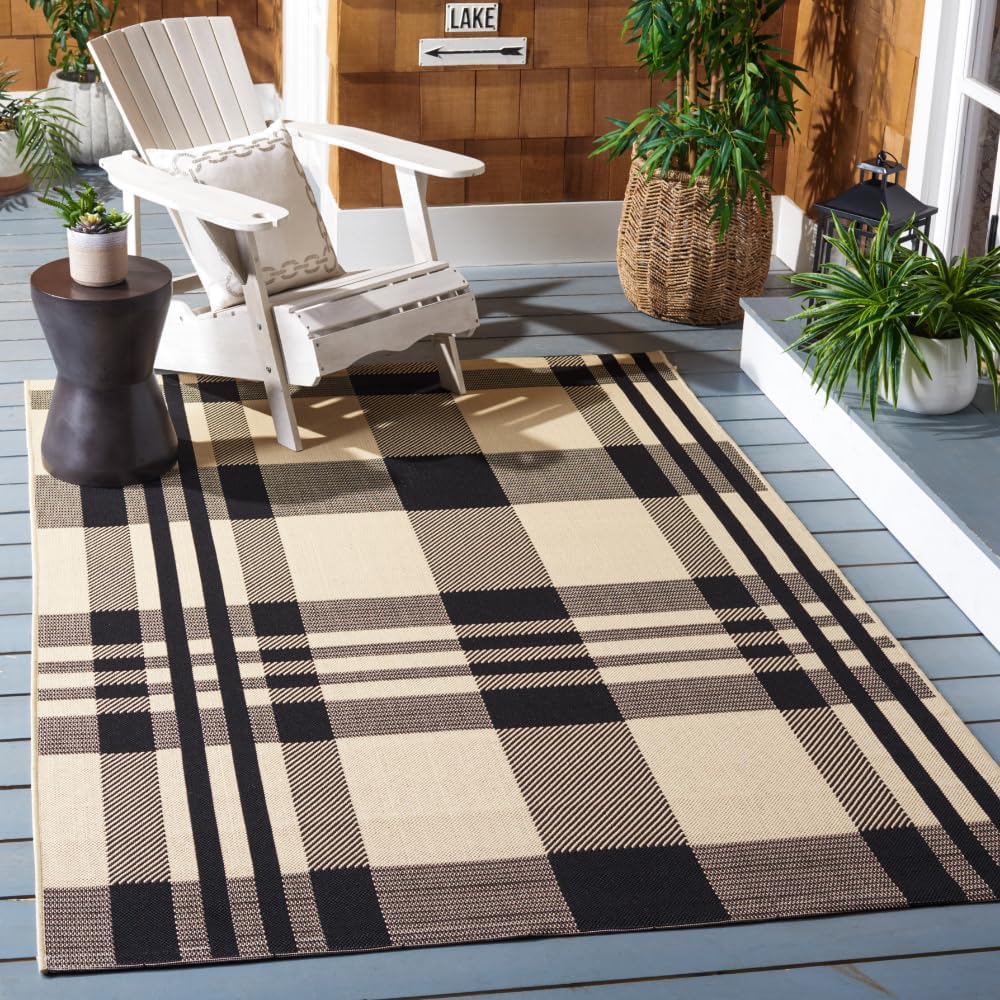 SAFAVIEH Courtyard Collection Area Rug - Stylish & Durable Design