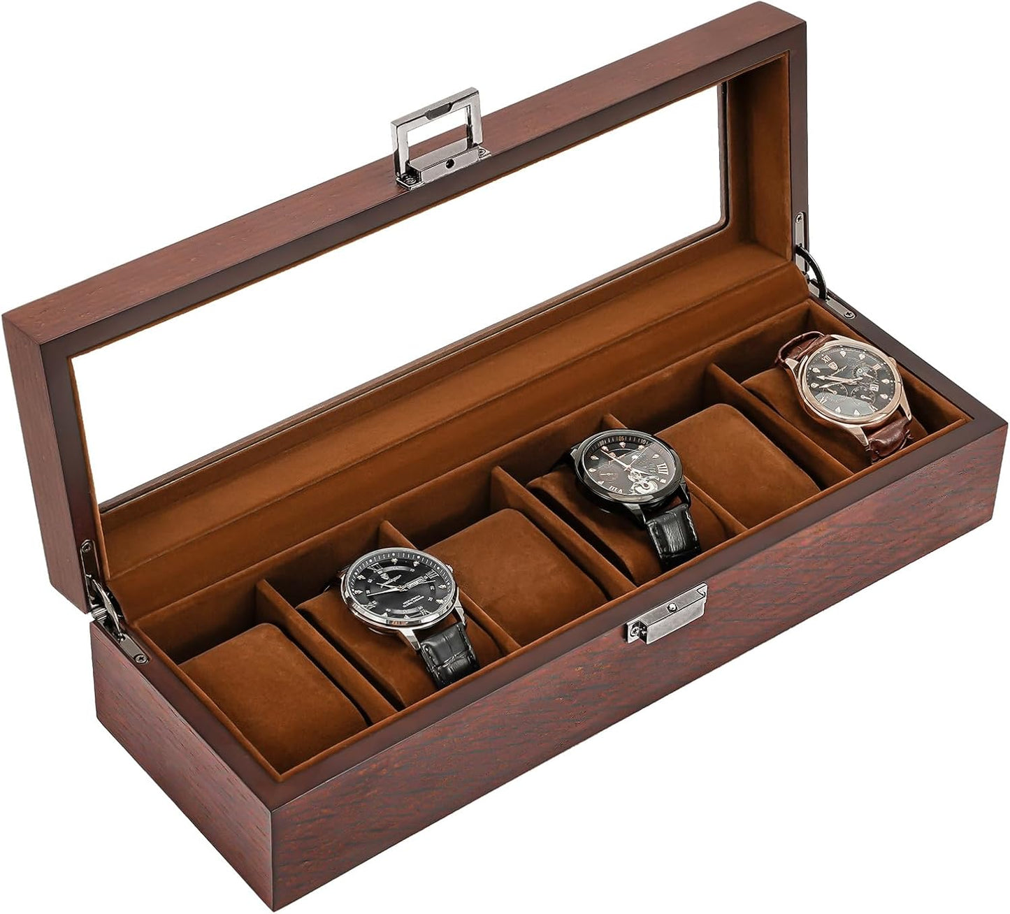 ProCase 6 Slot Wood Watch Display