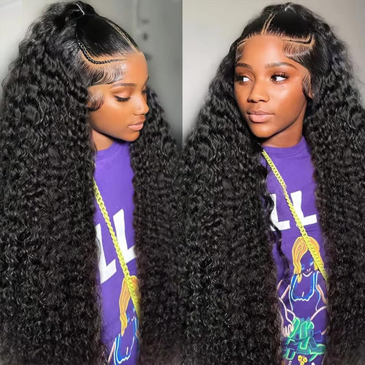 24 Inch 13x6 Deep Wave Lace Front Wigs for Women - 200 Density