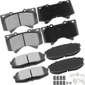 Ceramic Front Rear Brake Pads for Lexus LX570 & Toyota Trucks - Quiet