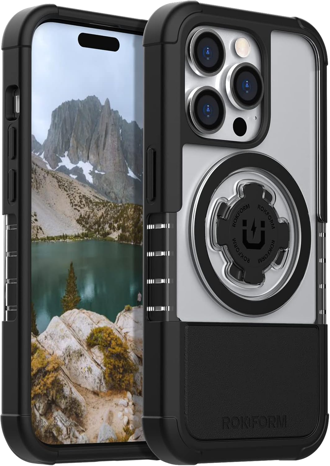 Rokform iPhone 14 Pro Case - Crystal Series with Magnetic Lock