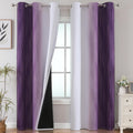 Estelar Textiler Ombre Blackout Curtains 84 in Panels - Room Darkening