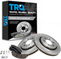 TRQ Front Brake Pad & Rotor Kit Compatible with 2018-20 Ford F150