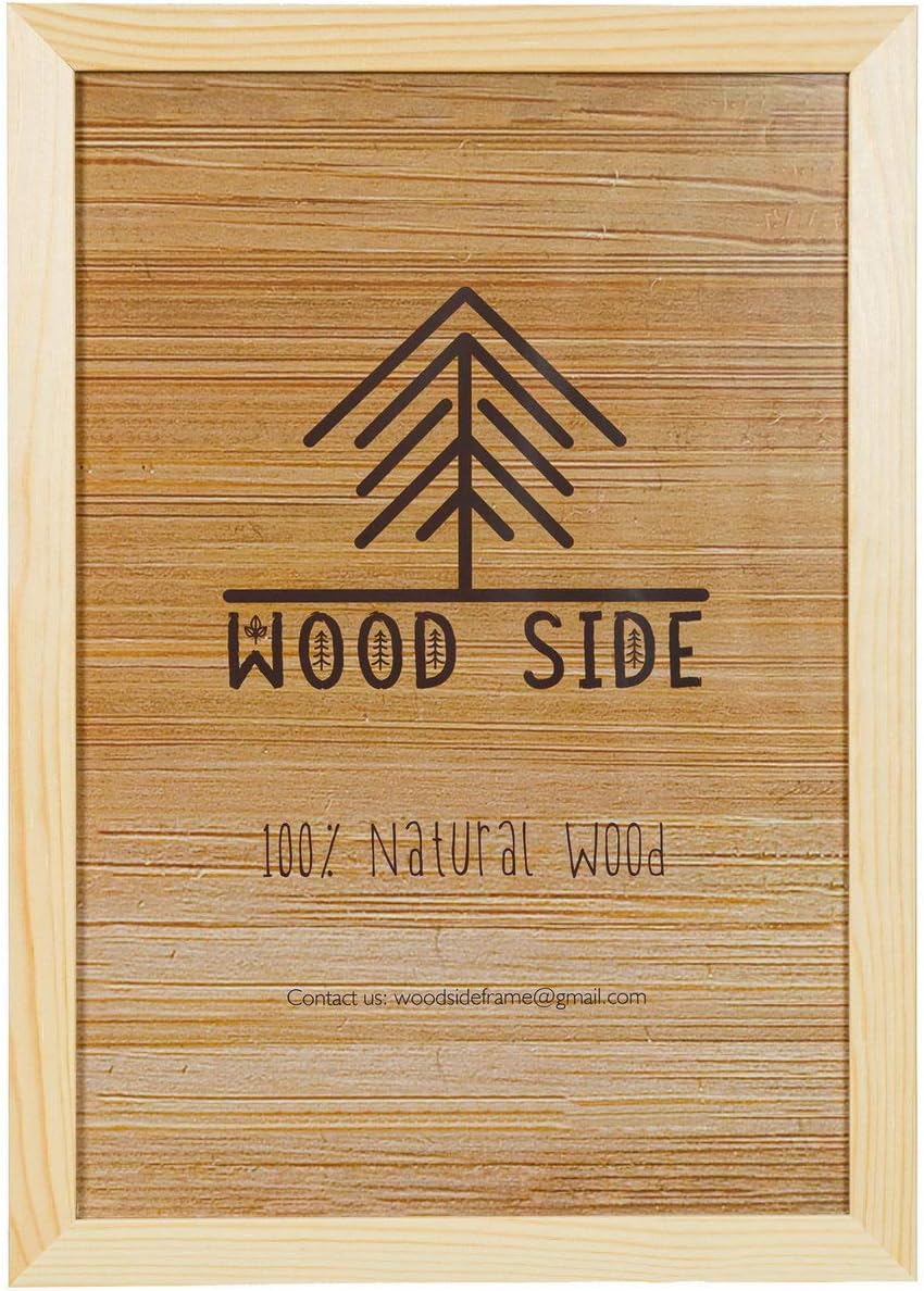 Rustic Wooden Poster Picture Frame 22x28 for Wall Mounting