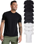 ATHLETIC FIT Men's Crew Neck Tee - Soft Cotton Blend S-4XL