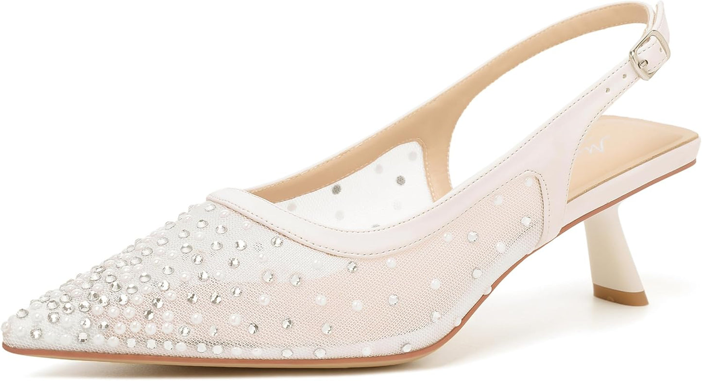 Mostrin Kitten Heels for Women: Stylish Pointed Toe Pumps