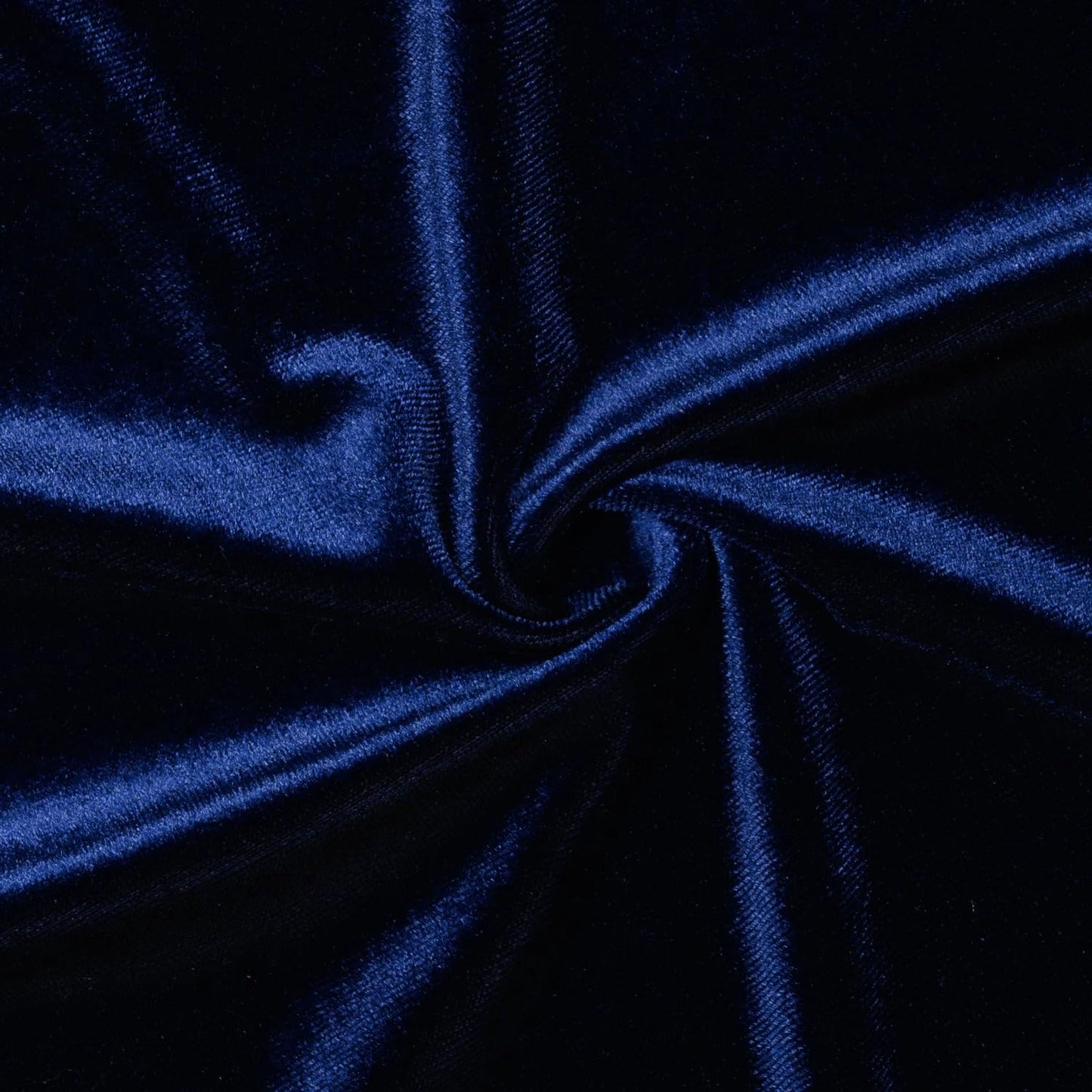 Pico Textiles Navy Stretch Velvet Fabric for Elegant Apparel