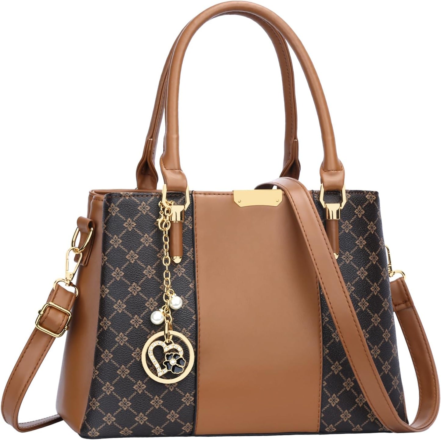 KKXIU 3 Zippered Compartments Handbags for Women - Stylish & Practical