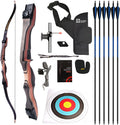 48-70 in Sanlida Noble Target Recurve Bow Kit - RH Beginner/Youth