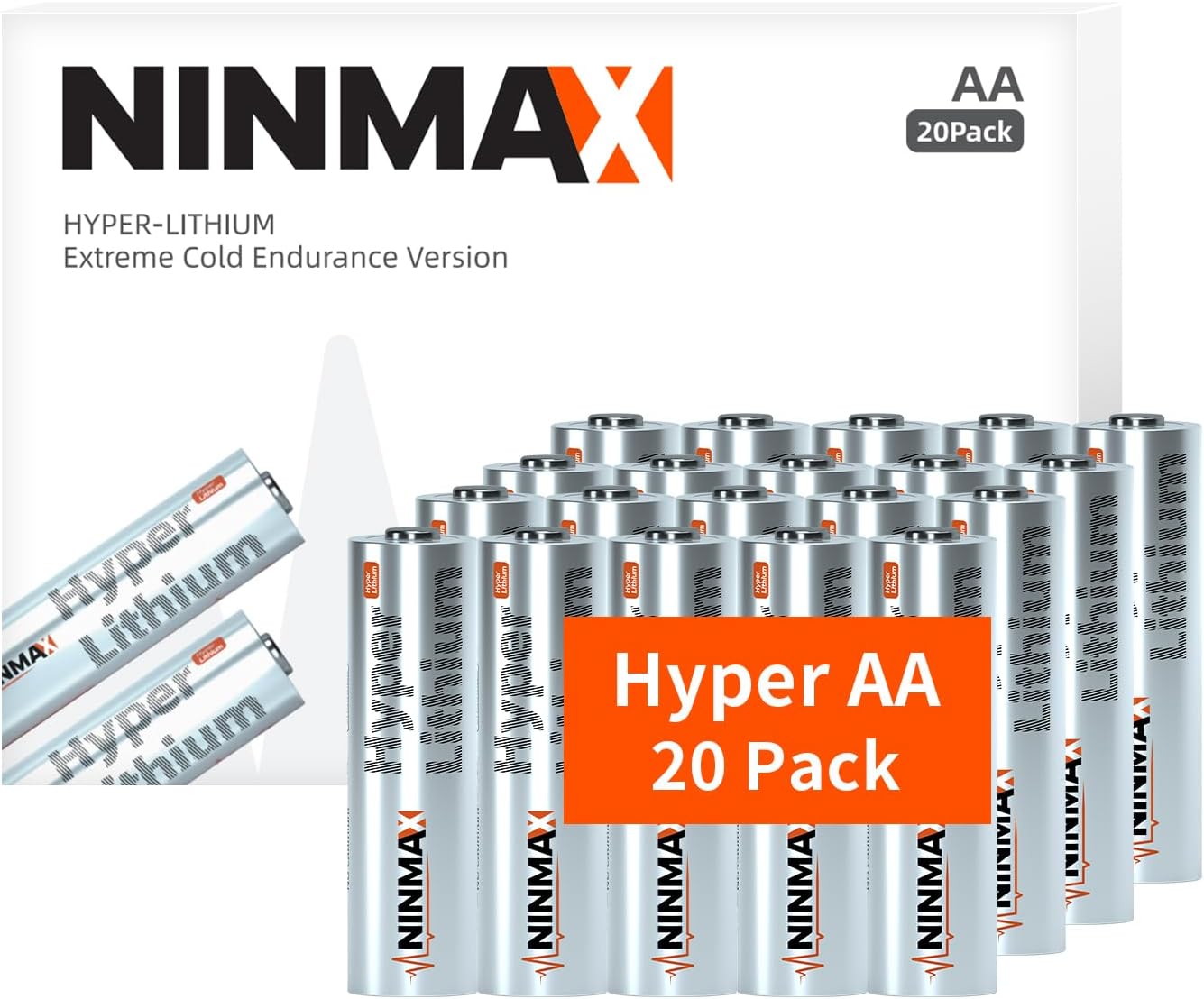 NINMAX Hyper Lithium AA Batteries for Extreme Environments