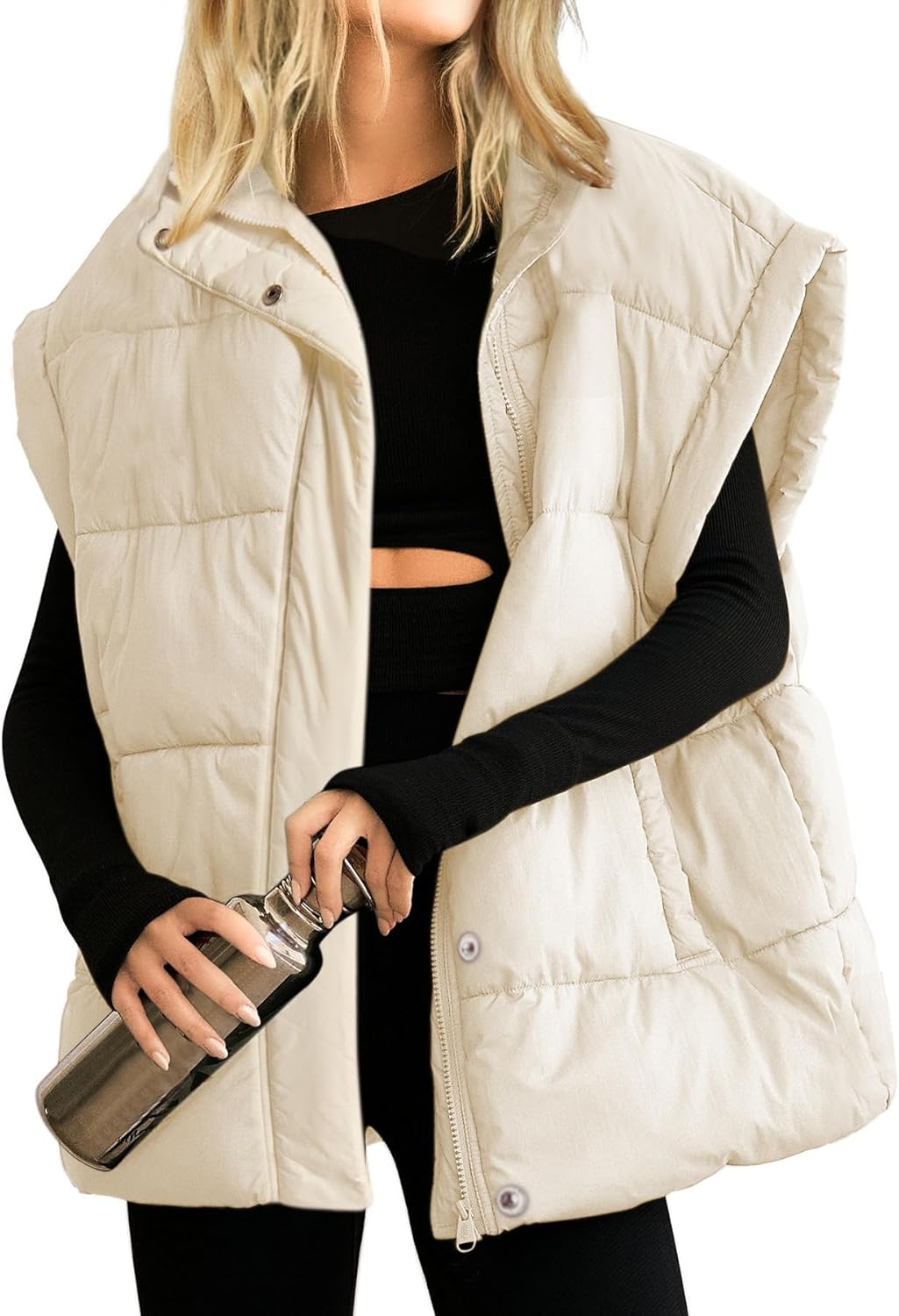Stylish Women's Puffer Vest for Winter Warmth and Comfort