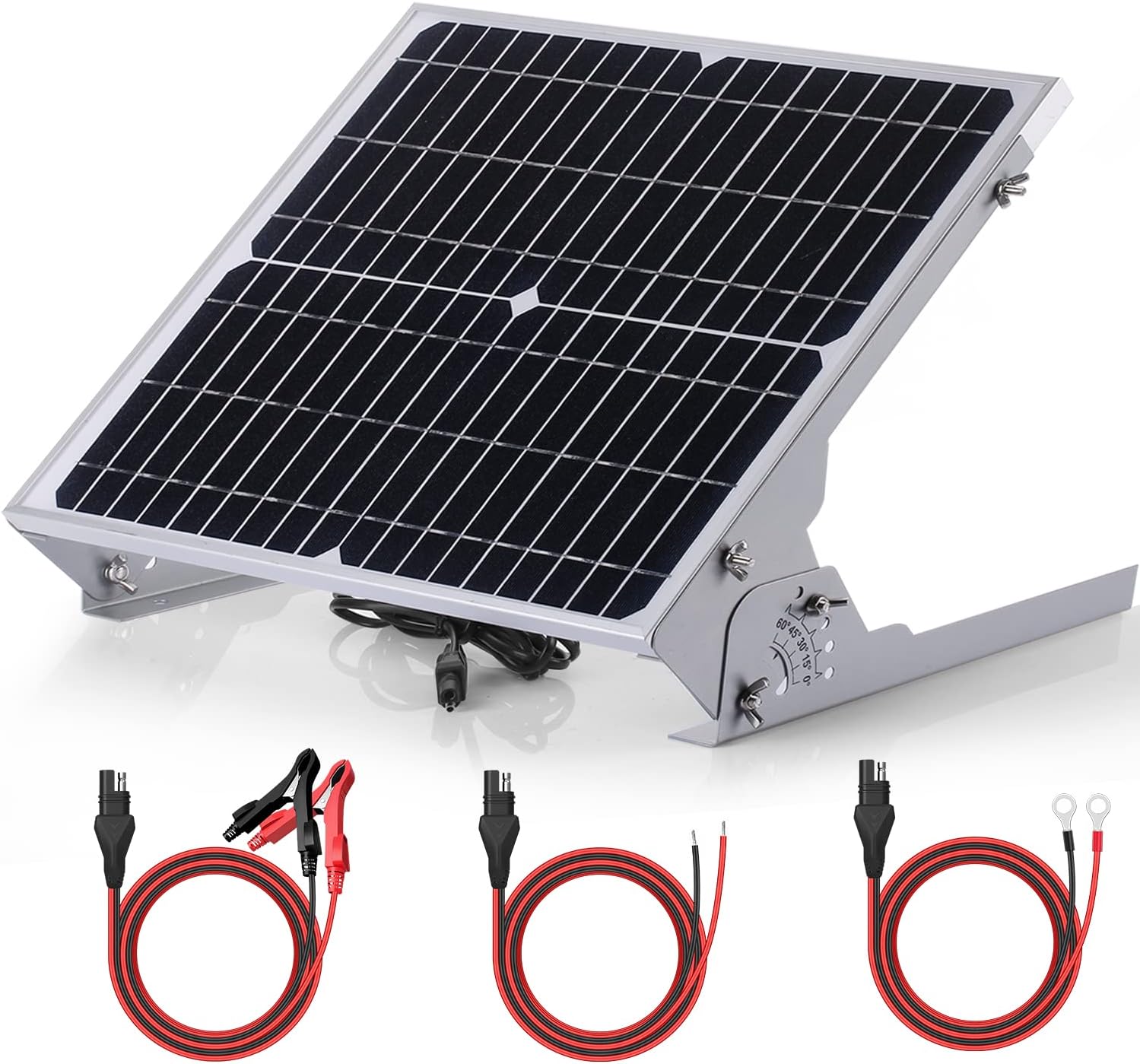 20W 12V Solar Battery Charger with Smart MPPT Technology
