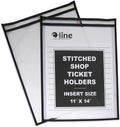 C-Line Stitched Shop Ticket Holders 11 x 14 in - Heavy Duty Protection