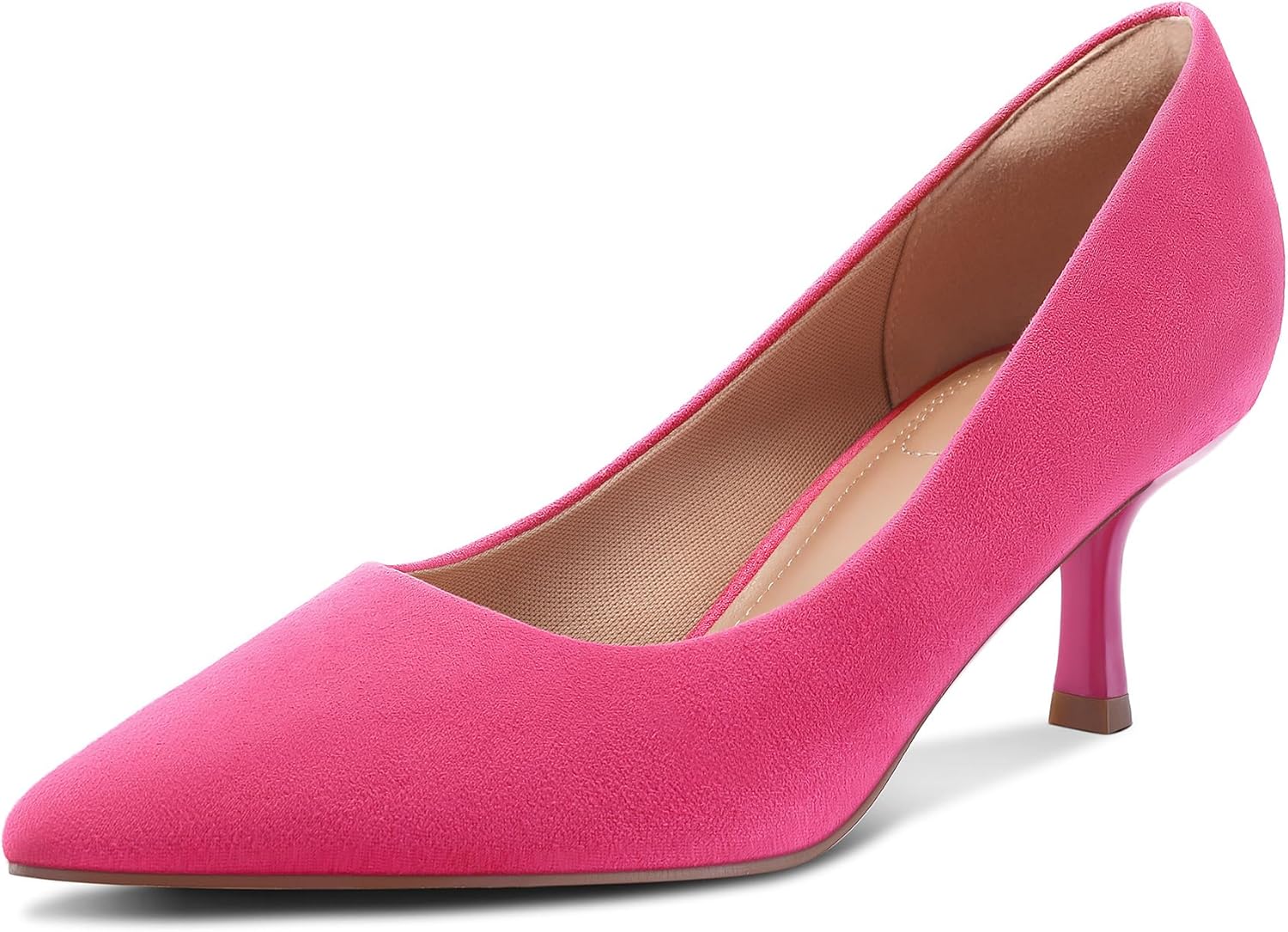 mysoft Kitten Heels for Women - Elegant Low Heel Pumps