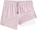 maamgic Mens Running Shorts with Compression Liner 5 in - Anti-Chafe