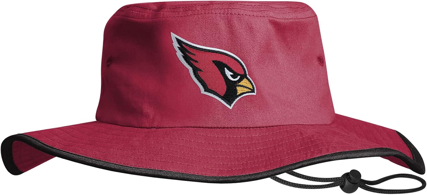 NFL Solid Team Color Logo Sport Outdoor Sun Bucket Boonie Hat