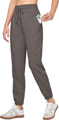 Women's Linen Pants Joggers Casual Lightweight Lounge Cotton Linen