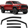 in-Channel Rain Guards for Chevrolet Colorado Crew Cab 2023-2025