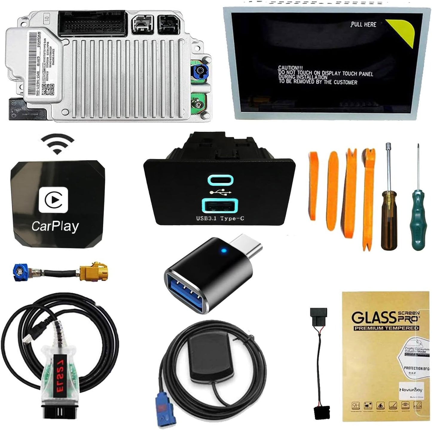 SYNC 2 to SYNC 3 Upgrade Kit for Ford Flex with Wireless CarPlay
