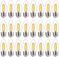 FLSNT 60W Equivalent LED Chandelier Bulbs B11 E26 - Dimmable Natural