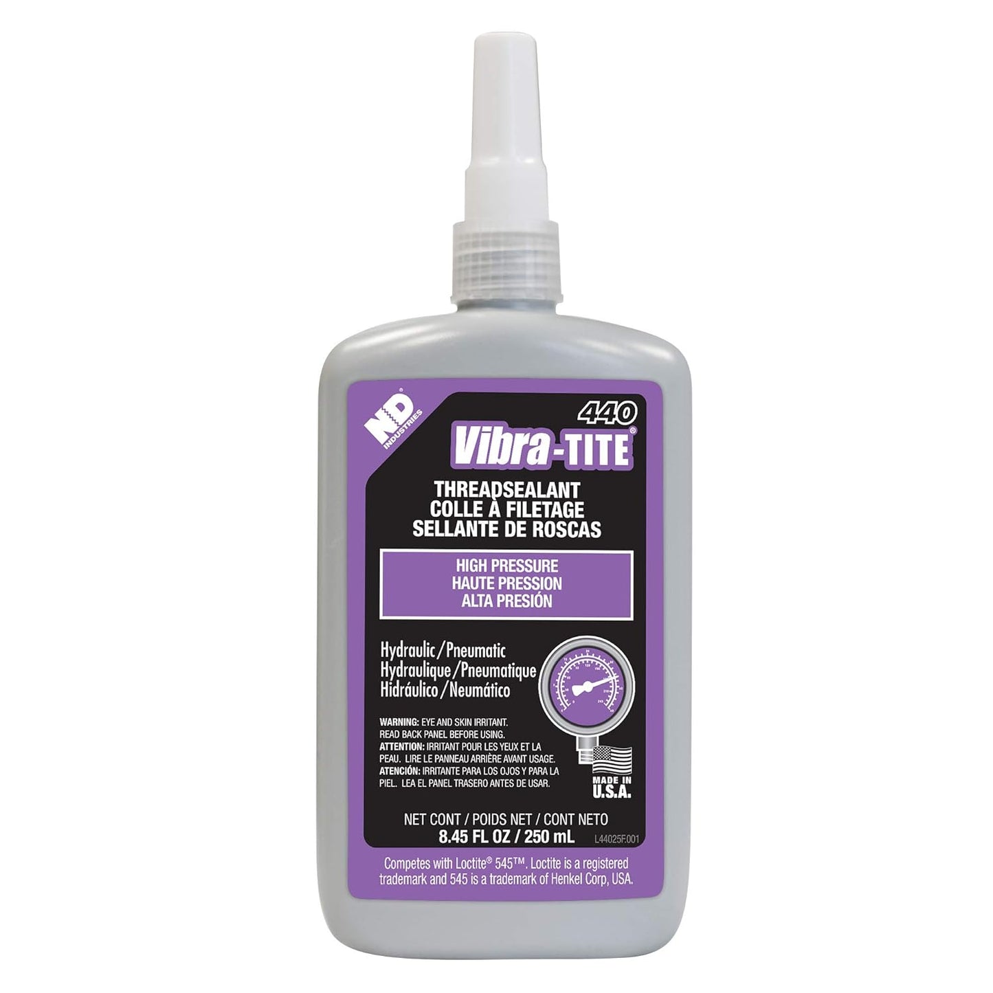 Vibra-TITE 440 Purple Hydraulic Sealant for Metal Pipes