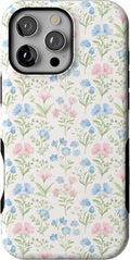 Casely iPhone 16 Pro Case Pastel Garden - Slim 8-ft Protection