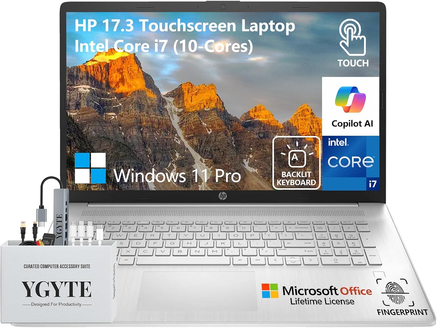 HP 17 Inch Touchscreen Laptop with Intel i7 and 32GB RAM