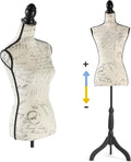 Female Mannequin Body Dress Form - Adjustable 52-67 in for Sewing