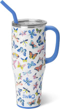 40oz Mega Mug Tumbler with Handle and Straw - Insulated 40 oz Travel