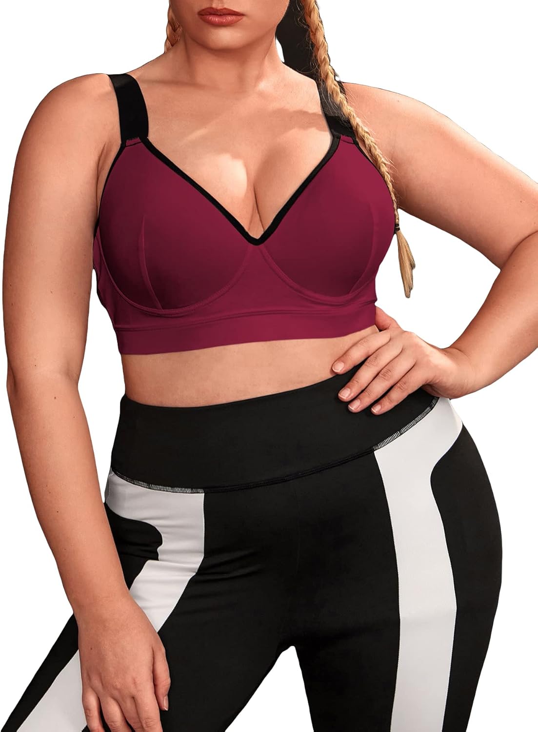 COZYEASE High Impact Plus Size Sports Bra - Total Comfort!