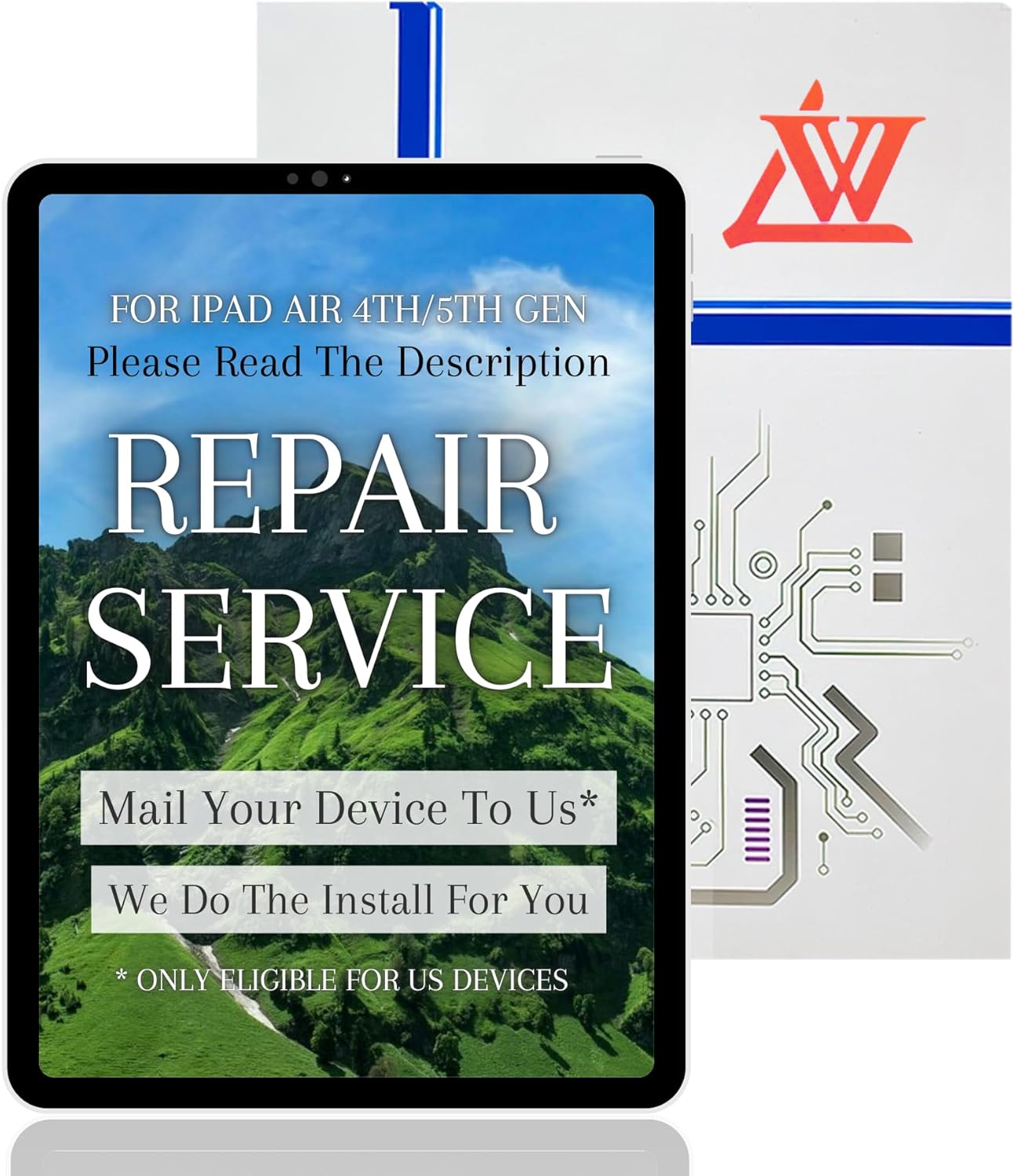 LW Mail-in Repair Service for iPad Air 4th 5th Gen Screen