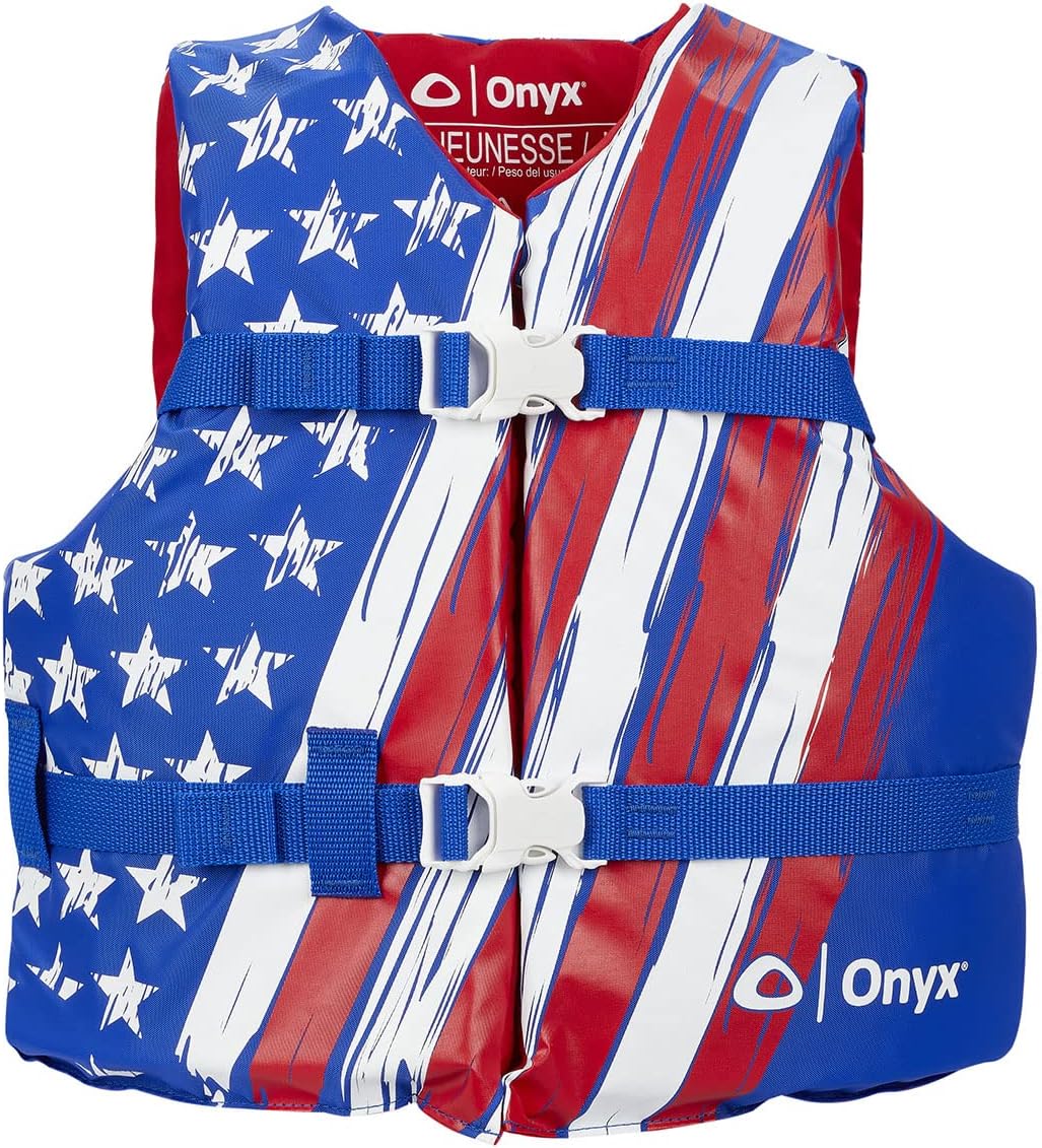 ONYX Youth Life Jacket - Coast Guard Approved Safety Vest for Kids