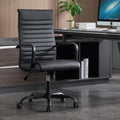 Conference Room Chairs Ergonomic Executive Office Chair - Ribbed PU