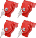 Glad Hand Lock Keyed Alike 4 Pack Heavy Duty Aluminum - Trailer Safety