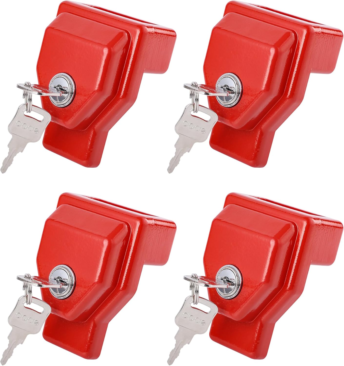 Glad Hand Lock Keyed Alike 4 Pack Heavy Duty Aluminum Locks