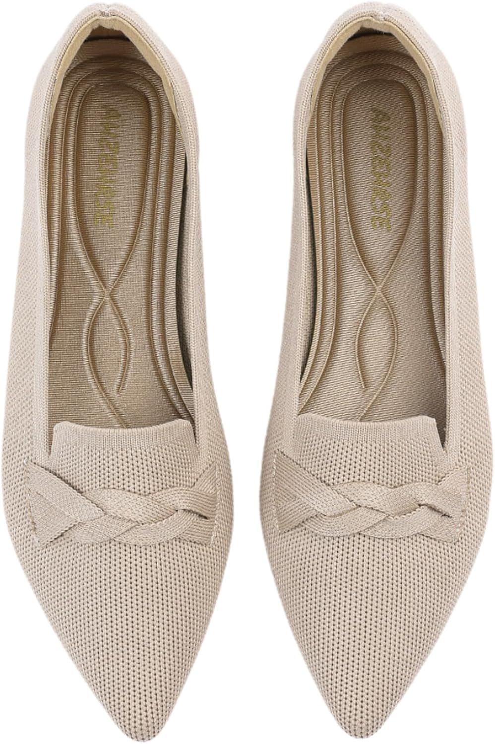 Comfortable Knit Dressy Bow Flats for Women - Classic Style