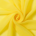 Polyester Chiffon Sheer Lightweight Fabric by the Yard - Neon Yellow