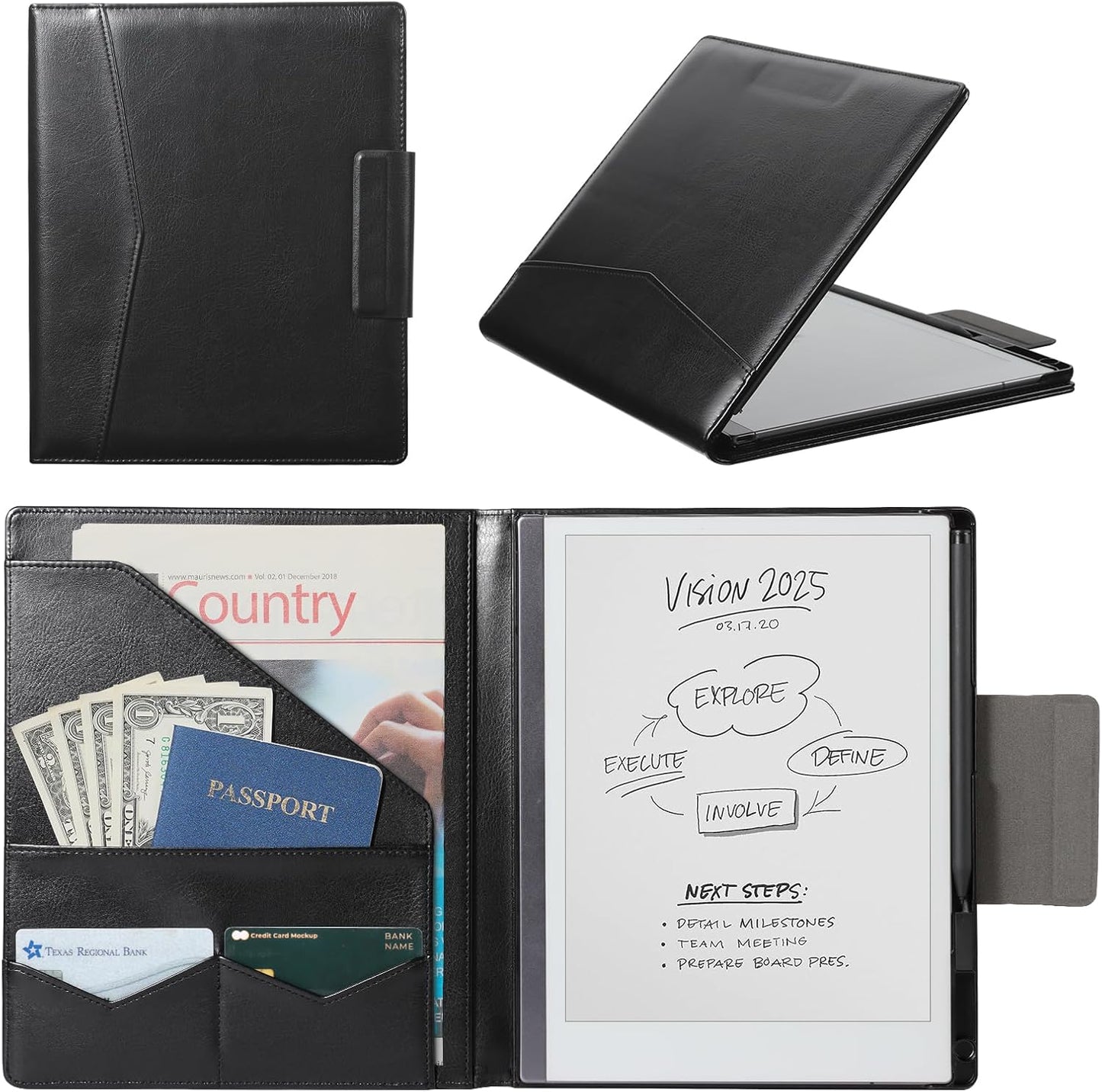 CoBak Premium PU Leather Case for Remarkable 2 Tablet 10.3 in