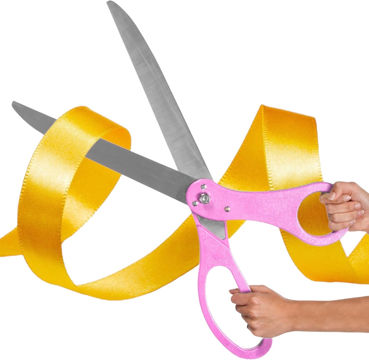 Giant Pink Scissors for Ribbon Cutting Ceremony - 25 Inch Shears
