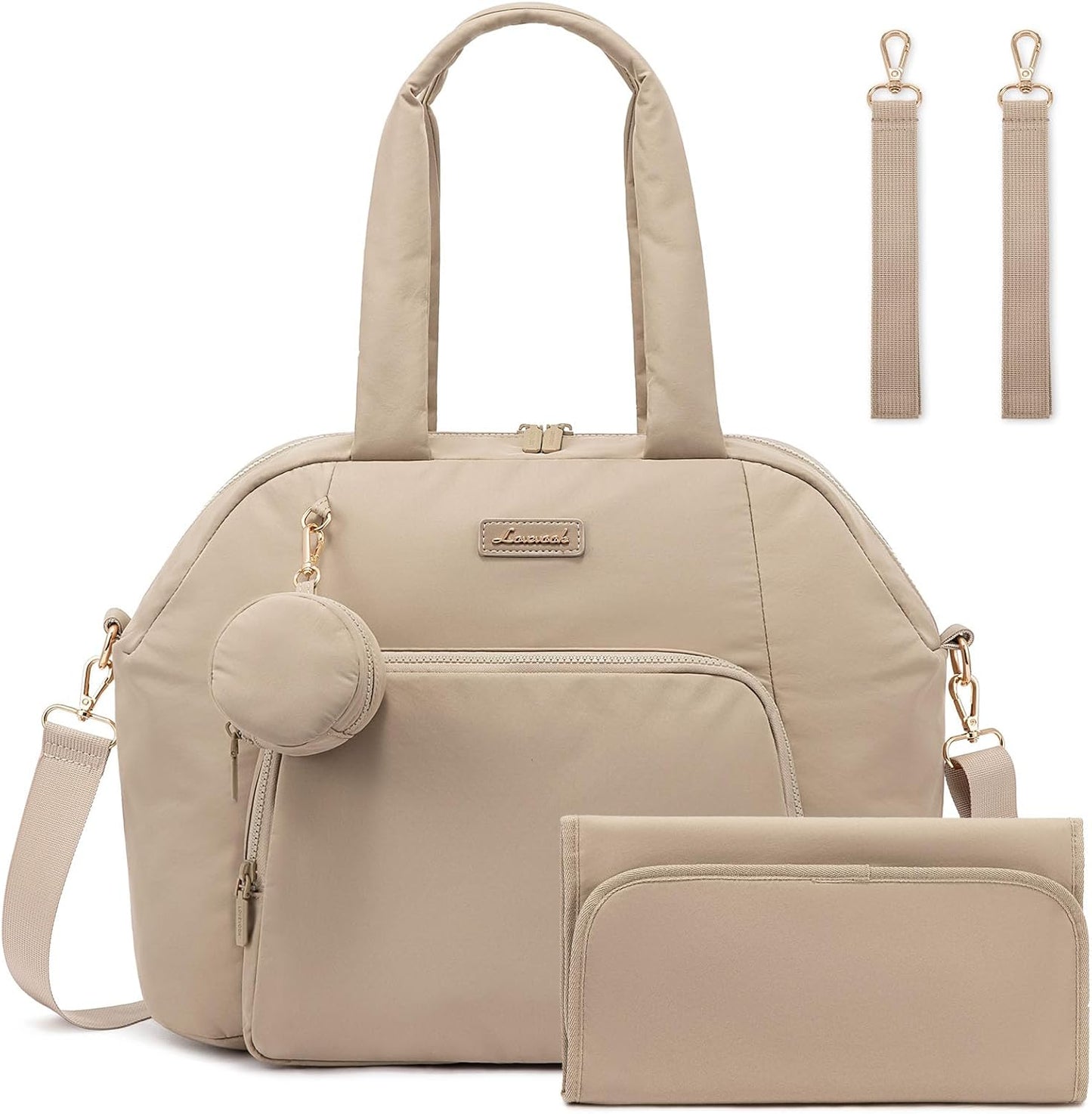 LOVEVOOK Diaper Bag Tote Puffer Baby Diaper Bag for Moms