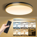 13 Inch Flush Mount Ceiling Light 5CCT Dimmable - Remote & Night Light