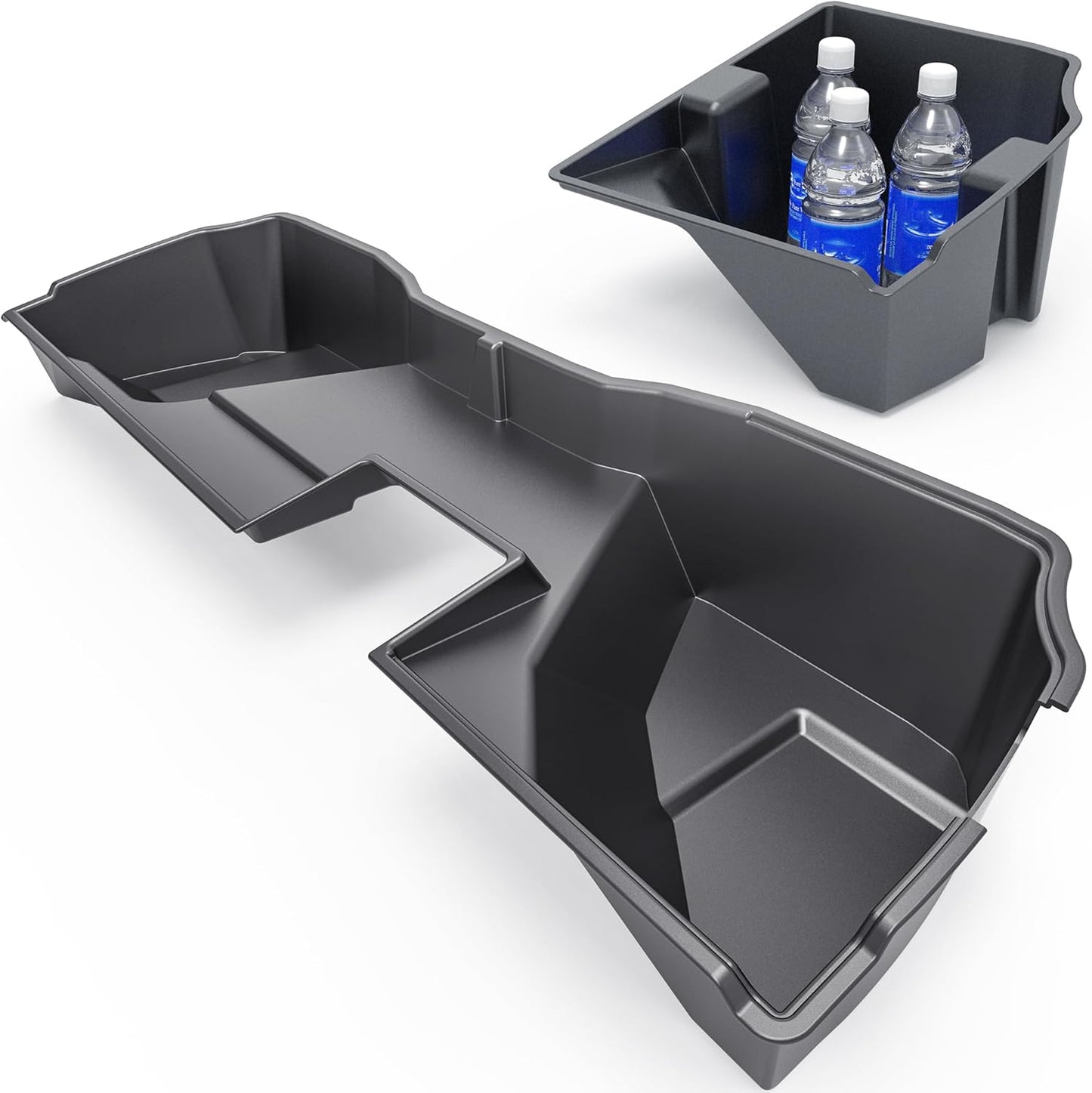 oEdRo Rear Under Seat Storage Box for Chevy Silverado 2014-2019