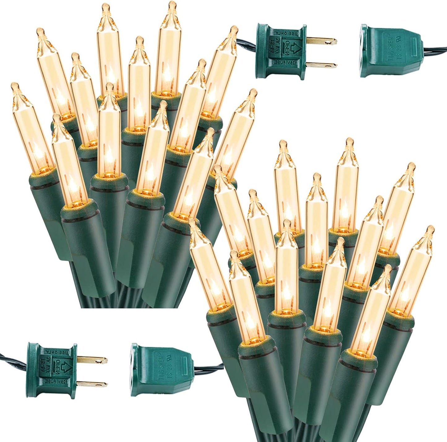 BrizLabs 600 Count Christmas Lights for Indoor Outdoor Decor