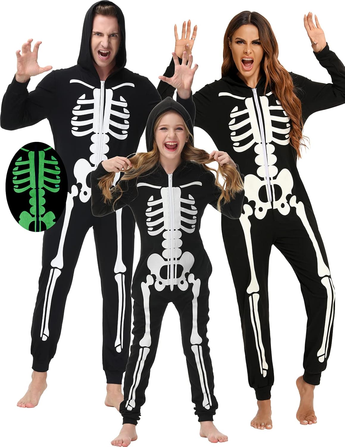Veseacky Matching Family Pajamas Sets for Halloween Fun