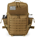 Military Tactical Backpack 45L Molle Daypack - Durable Travel Rucksack