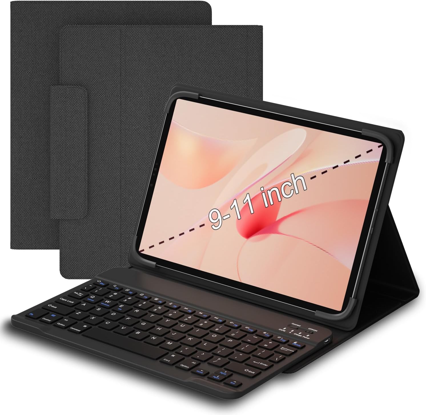 Universal Tablet Case with Keyboard for 9-11 Inch Tablets